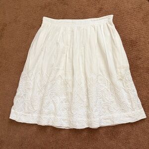 Floreat embroidered skirt